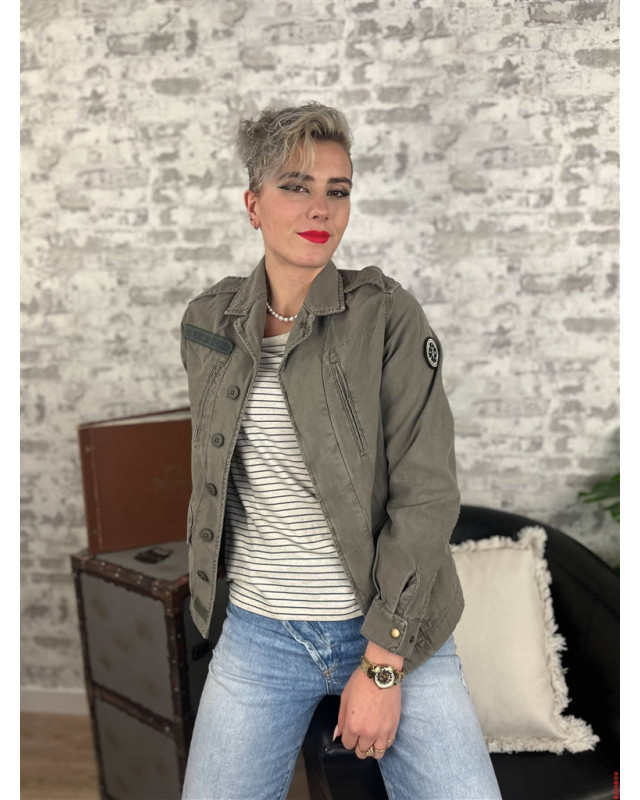 Veste Militari LE TEMPS DES CERISES Kaki