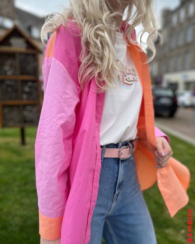 Chemise Influente GRACE & MILA Orange