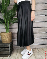 Jupe plissée Vinitban VILA Noir