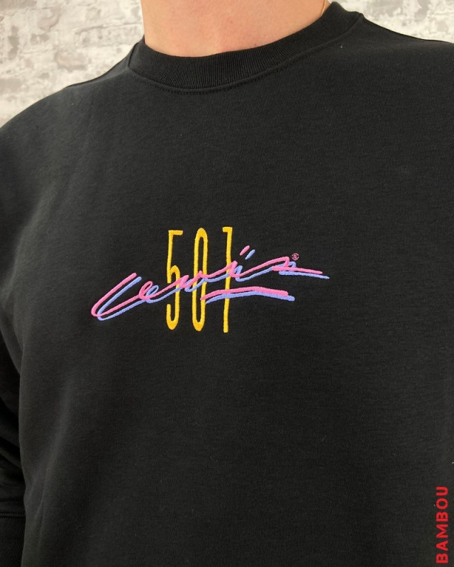 Sweat col ras du cou 501 LEVI'S Noir