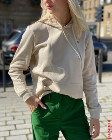 Sweat à capuche Jxabbie JJXX Ecru