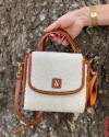 Sac bandoulière Victoria VANESSA WU Beige