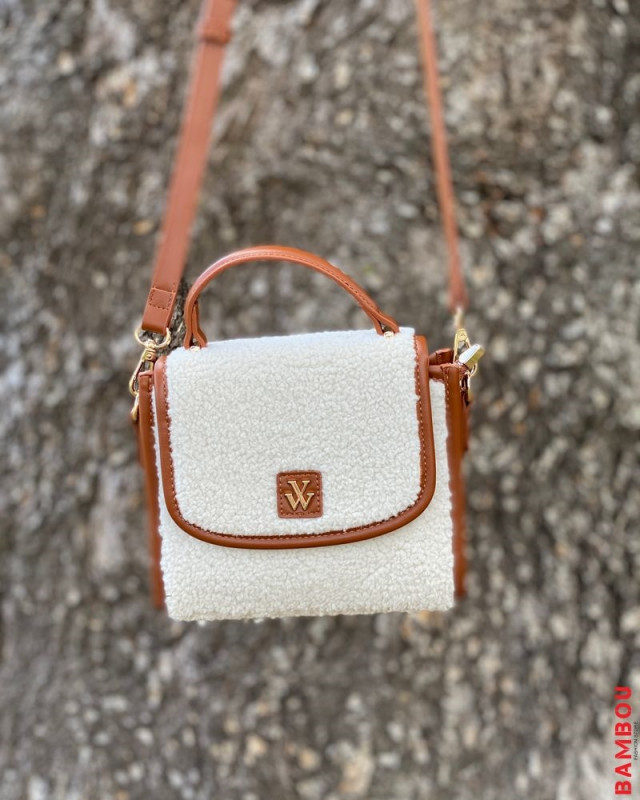 Sac bandoulière Victoria VANESSA WU Beige