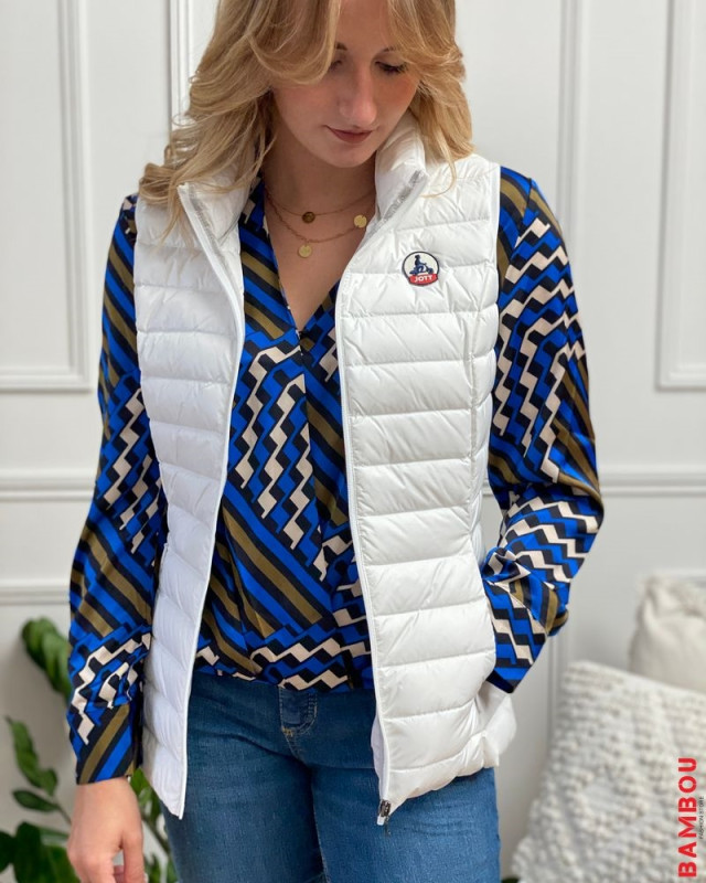 Doudoune sans manche Seda JOTT Blanc