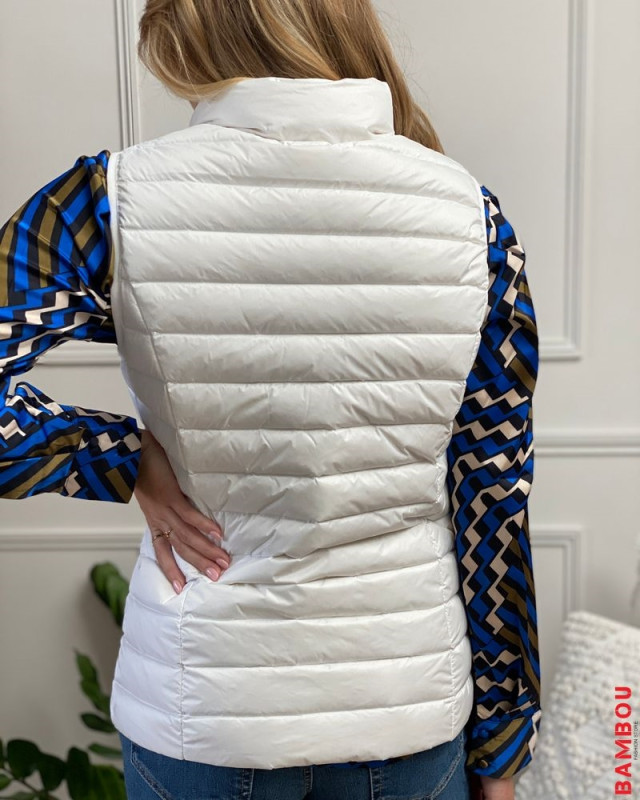 Doudoune sans manche Seda JOTT Blanc