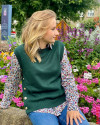 Pull sans manche Denver C'EST BEAU LA VIE vertcypres