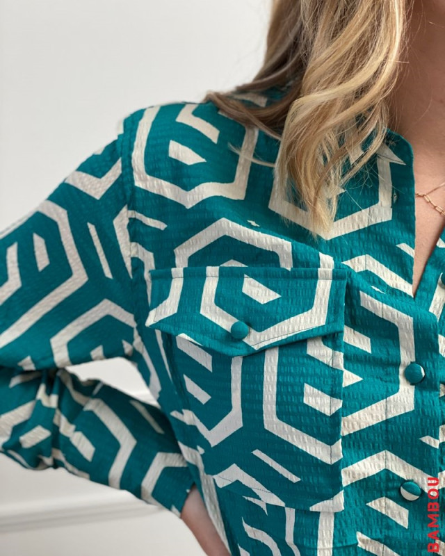 Chemisier Vmcifa VERO MODA Turquoise