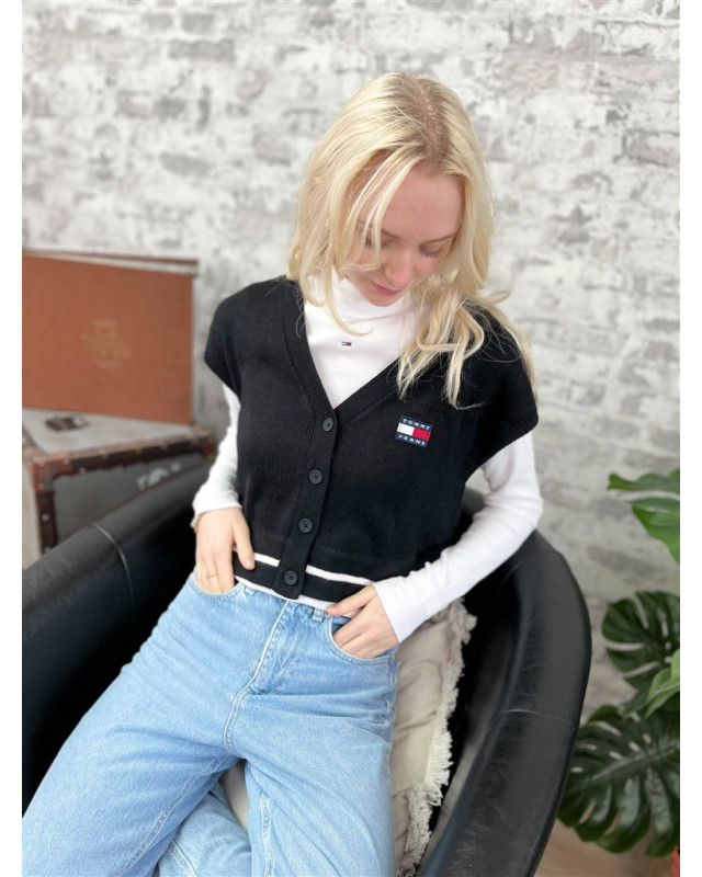 Gilet sans manche Tommy Jeans Noir