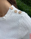Pull MOLLY BRACKEN Blanc Cassé