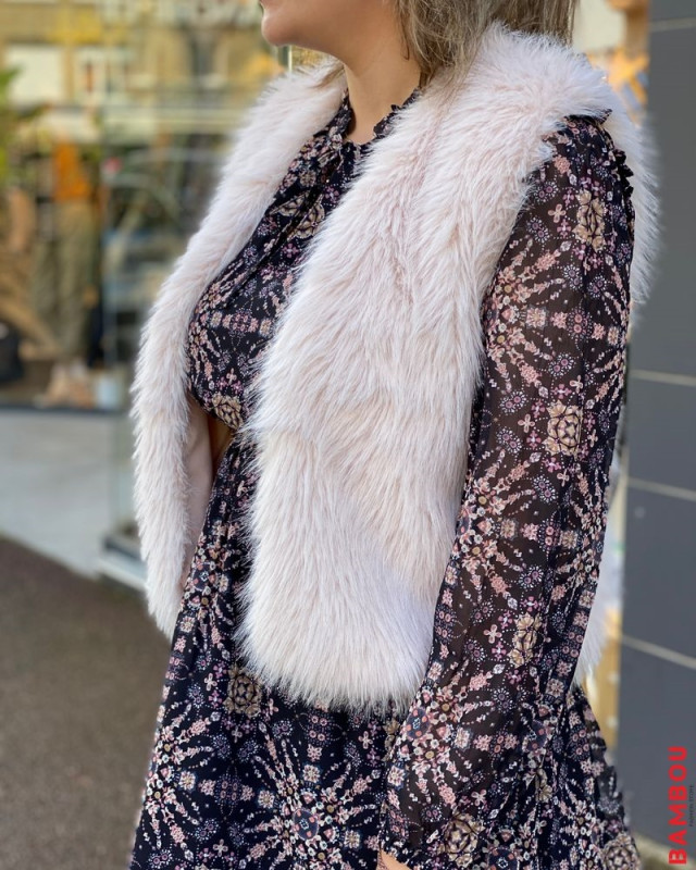 Gilet sans manche MOLLY BRACKEN Rose