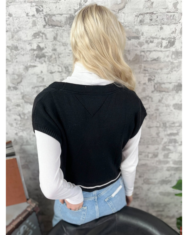 Gilet sans manche Tommy Jeans Noir