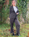 Pantalon fluide Kloe LE TEMPS DES CERISES charcoal