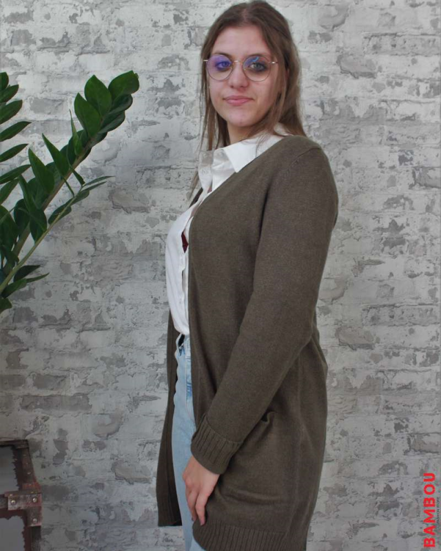 Gilet long VILA crocodile