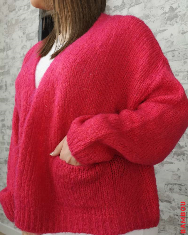 Gilet Marco RUE MAZARINE Fushia