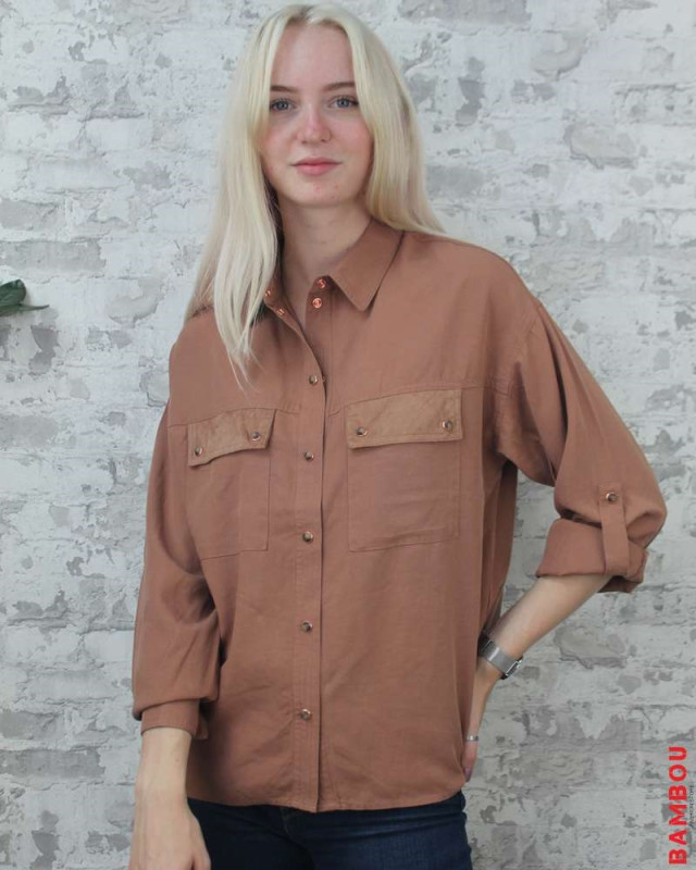 Chemisier SALSA Marron