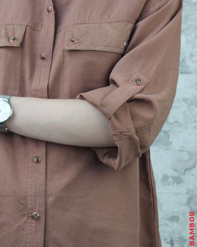 Chemisier SALSA Marron