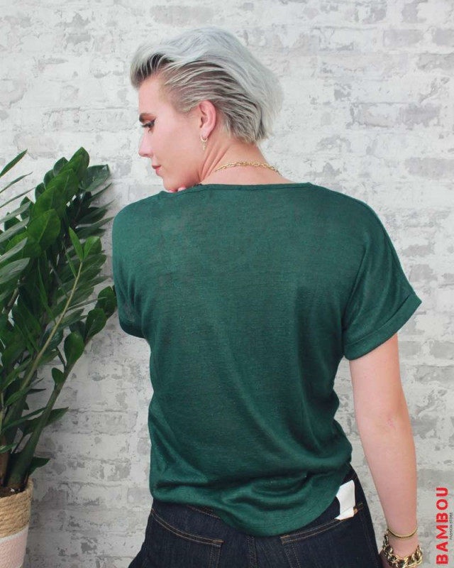 T-shirt Bijou LE TEMPS DES CERISES Vert