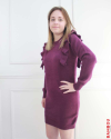 Robe Pull MOLLY BRACKEN plum plum
