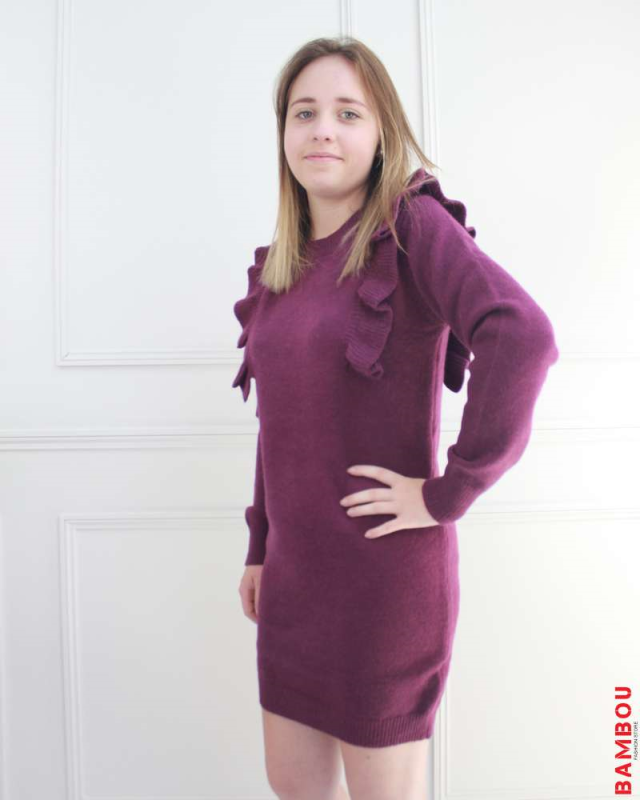 Robe Pull MOLLY BRACKEN plum plum