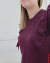 Robe Pull MOLLY BRACKEN plum plum
