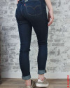 Jean 721 skinny LEVIS 721 high rise skinny z0741 dark indigo worn in