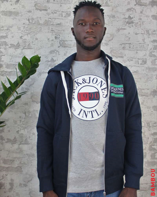 Gilet à capuche JACK&JONES Marine