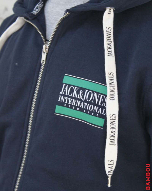 Gilet à capuche JACK&JONES Marine