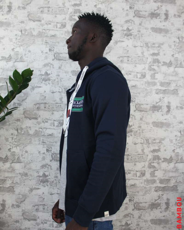 Gilet à capuche JACK&JONES Marine