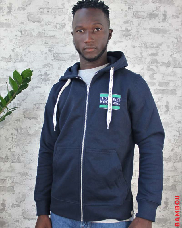 Gilet à capuche JACK&JONES Marine