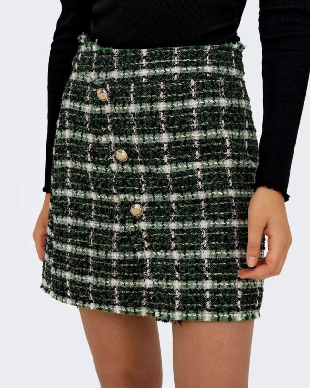 Jupe Onlalessia ONLY chive black+cloud dancer+grey violet