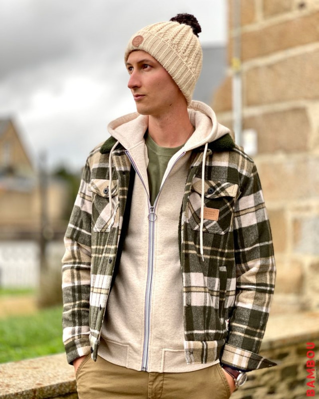 Blouson SCOTCH & SODA field green check