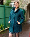 Manteau en drap de laine ONLY dark sea melange