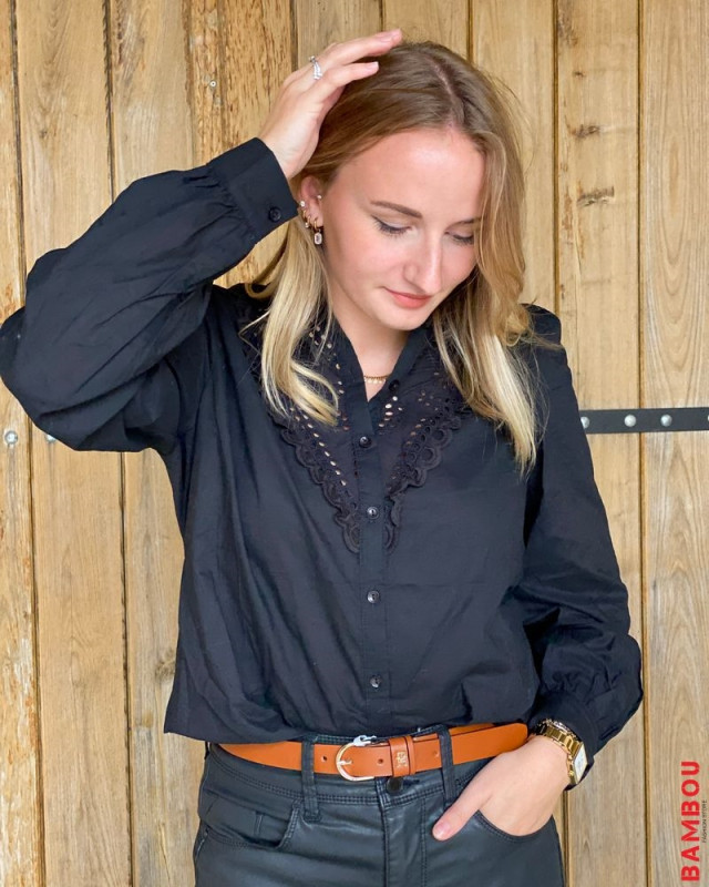 Blouse Liege GRACE & MILA Noir