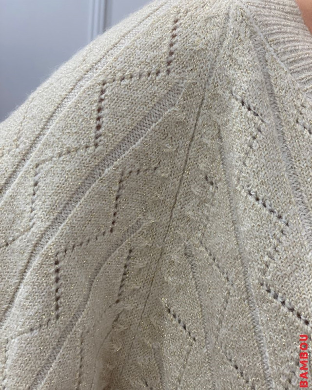 Pull brillant Onllucia ONLY pumice stone frosted almond glitter