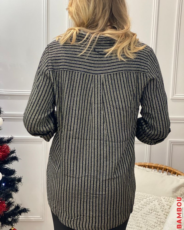 Chemisier rayé VERO MODA black gold
