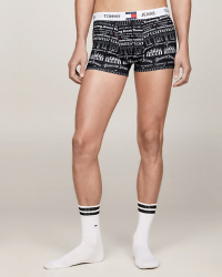 Coffret cadeau boxer et chaussettes TOMMY JEANS Noir et blanc