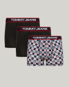 Coffret cadeau 3 boxer New York TOMMY JEANS Noir et carreaux