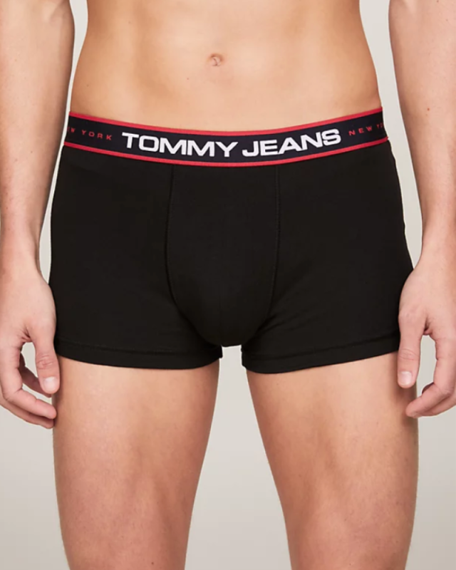 Coffret cadeau 3 boxer New York TOMMY JEANS Noir et carreaux