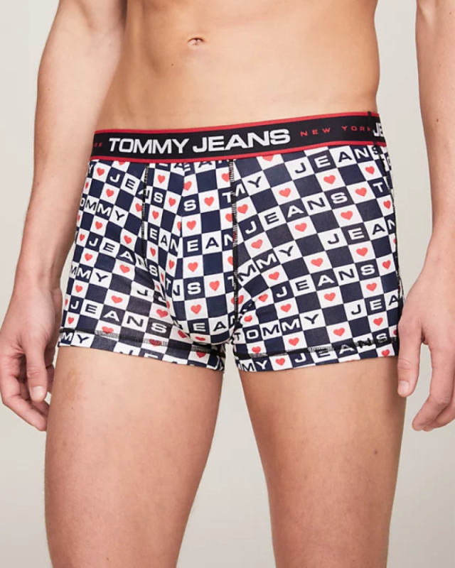 Coffret cadeau 3 boxer New York TOMMY JEANS Noir et carreaux