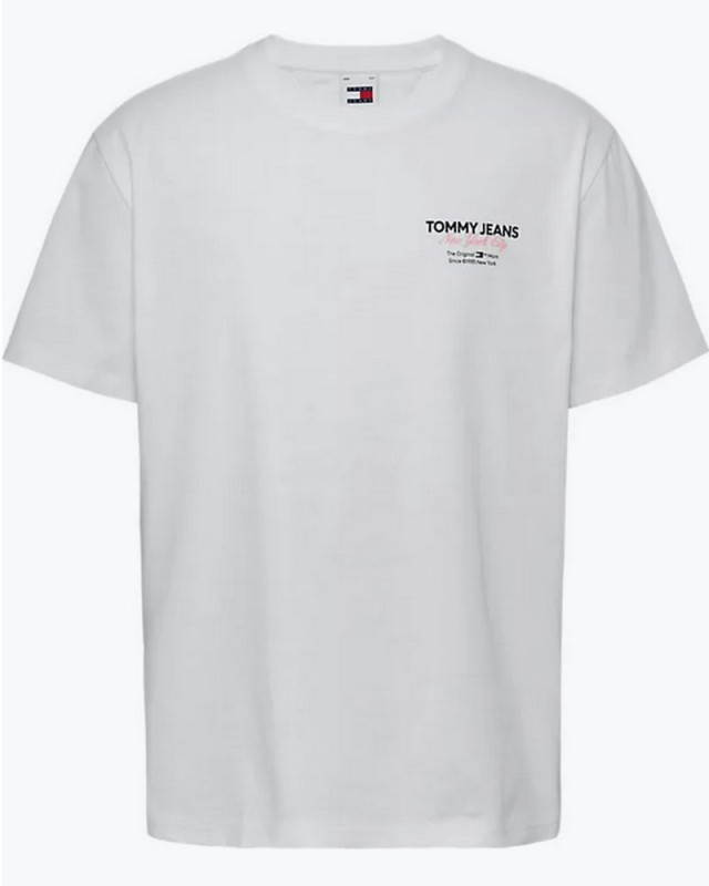 Tee-shirt avec inscription TOMMY JEANS Blanc