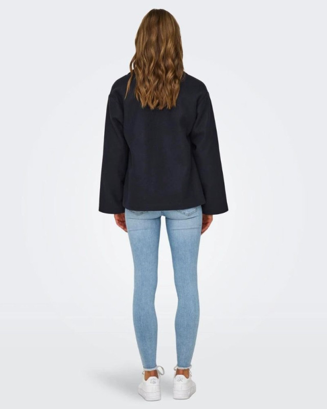 Veste col italien ONLY Bleu marine