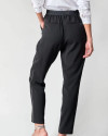 Pantalon habillé Plhox LE TEMPS DES CERISES Noir