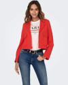 Veste courte Onlmiami ONLY Rouge
