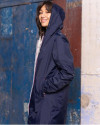 Imperméable réversible LAURA JO Marine