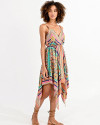 Robe asymétique MOLLY BRACKEN Multicolore