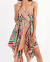 Robe asymétique MOLLY BRACKEN Multicolore