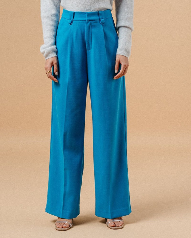 Pantalon large Marly GRACE & MILA Bleu