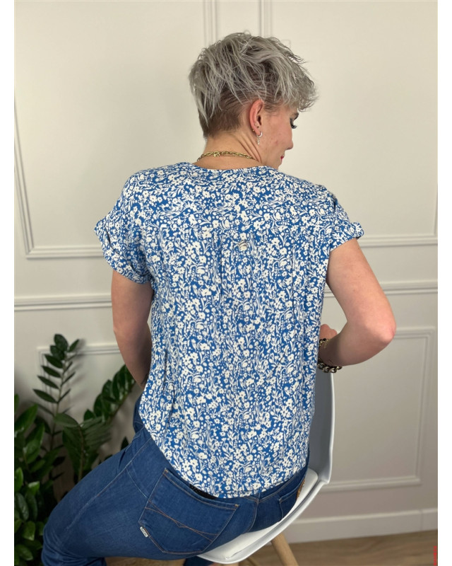 Blouse Lilou C'EST BEAU LA VIE Bleu