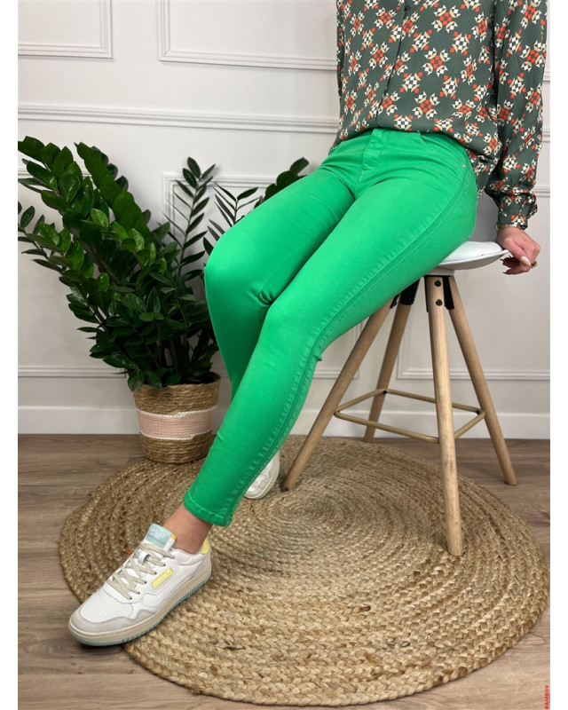 Pantalon slim Louise C'EST BEAU LA VIE Vert