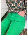 Pantalon slim Louise C'EST BEAU LA VIE Vert